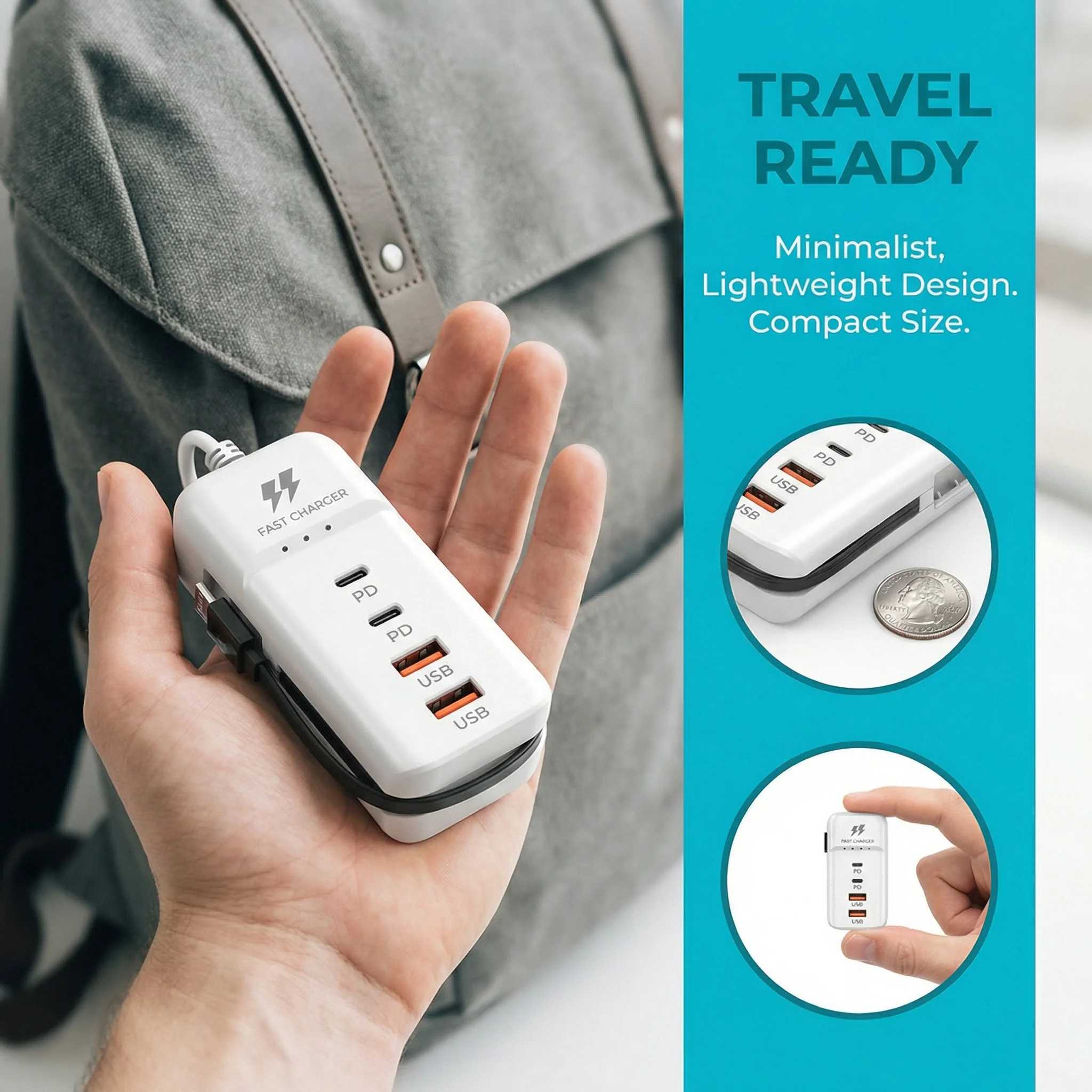 USB Charger PD Type C Fast - Image 4