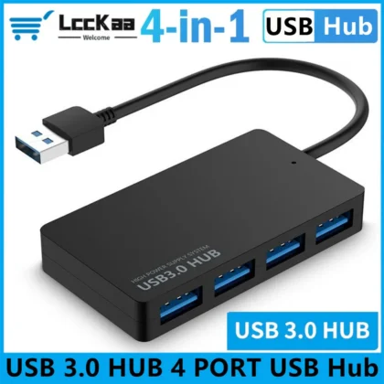 High-Speed USB 3.0 Hub 4 Port