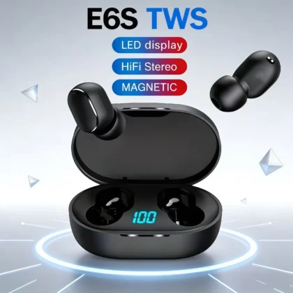 TWS E6S Fone Bluetooth Earphones Wireless