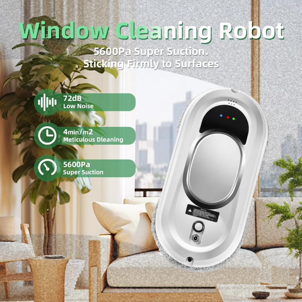 Electric Window Cleaning Robot 5600Pa Automatic - Image 7