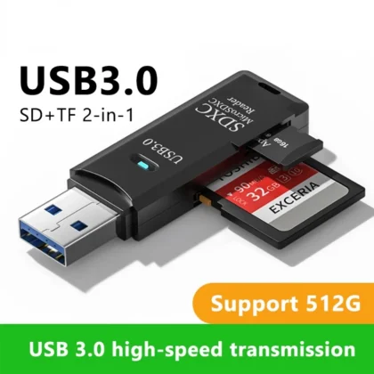 2 IN 1 Card Reader USB