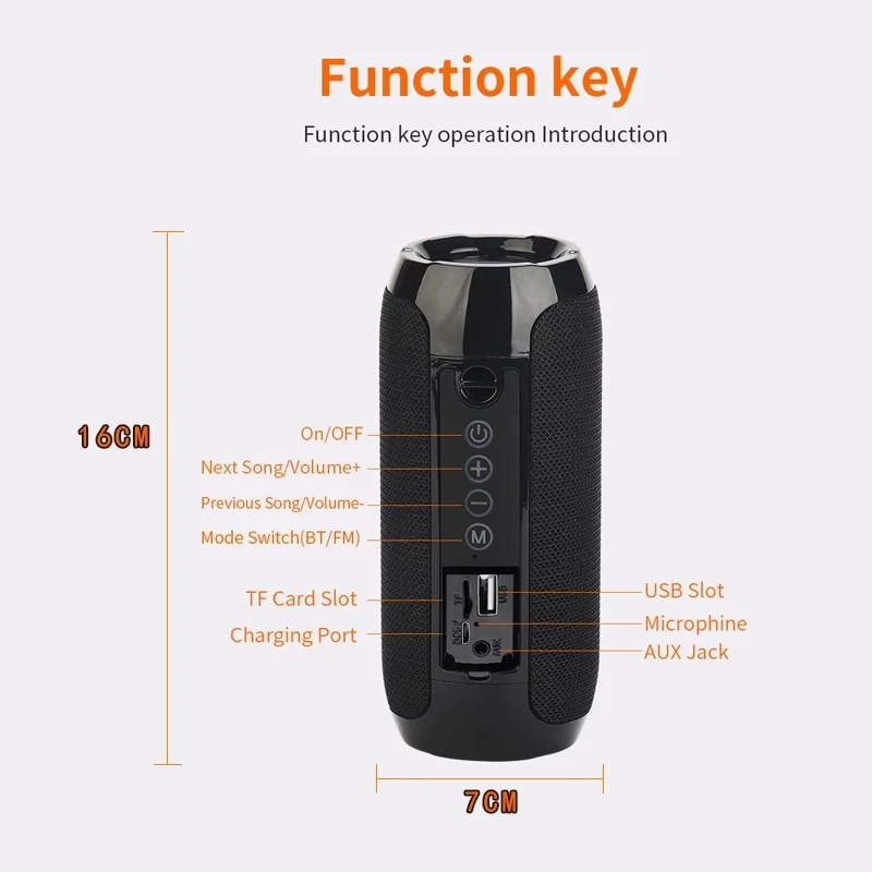 Wireless Portable Bluetooth Speaker Caixa De - Image 6