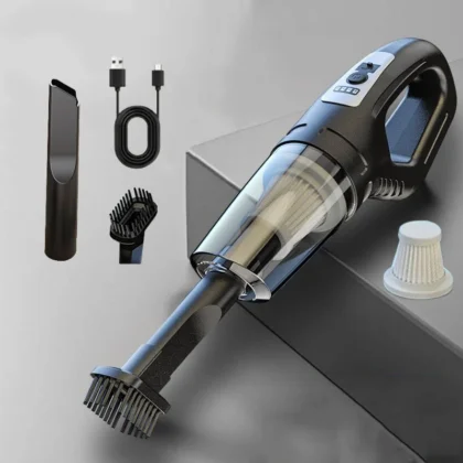 Portable Cordless Car Vacuum USB Recharge