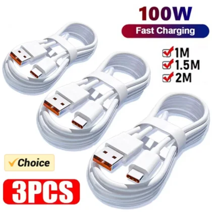 3PCS 100W 6A Super Fast Charger