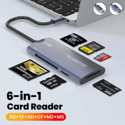 6IN 1 Multifunctional Card Reader USB
