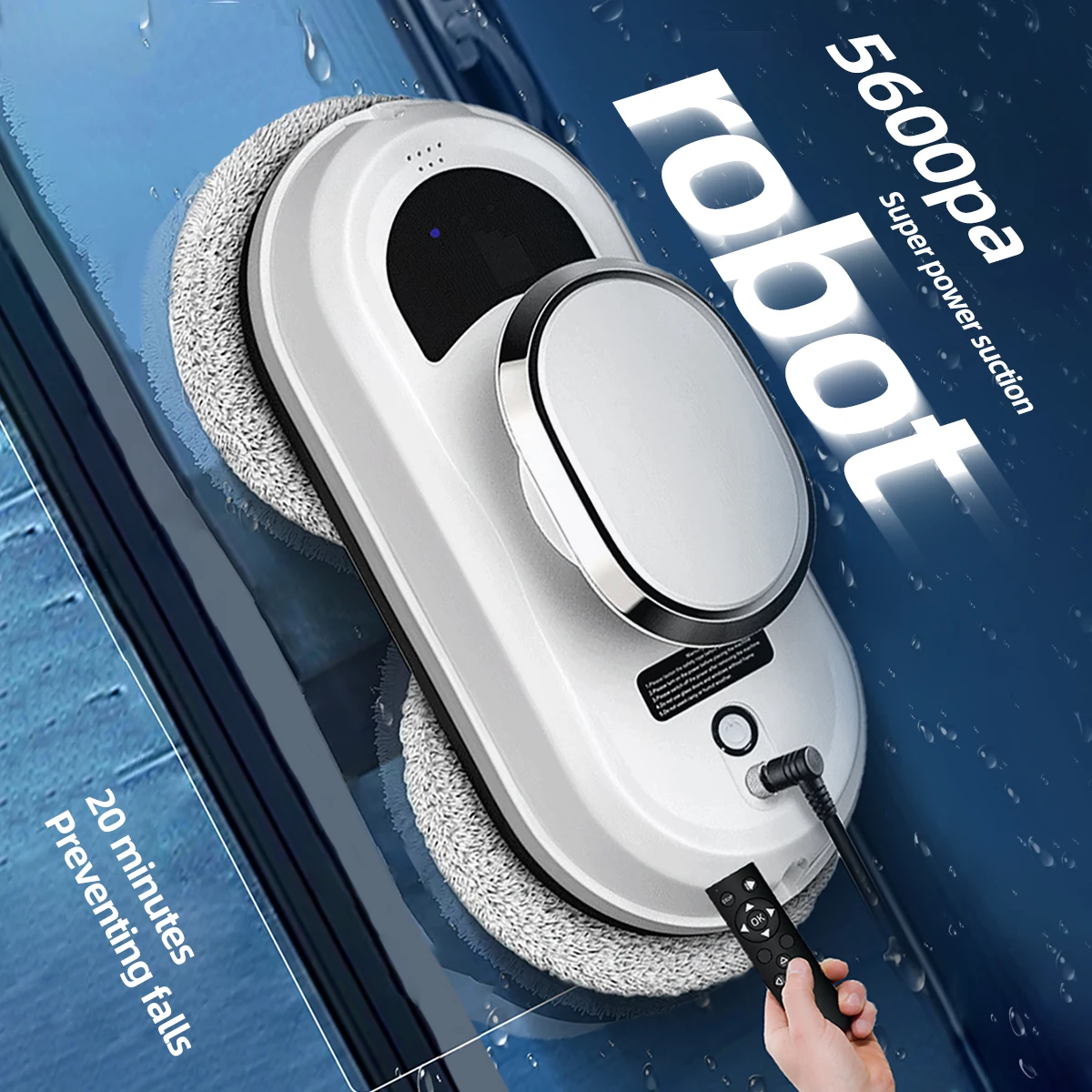 Electric Window Cleaning Robot 5600Pa Automatic - Image 2