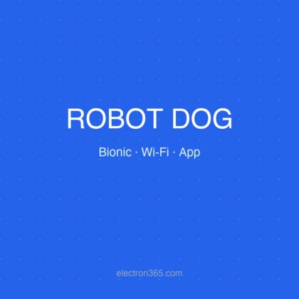 Bionic Smart Robot Dog — Wi-Fi App Control, Voice Commands, Programmable