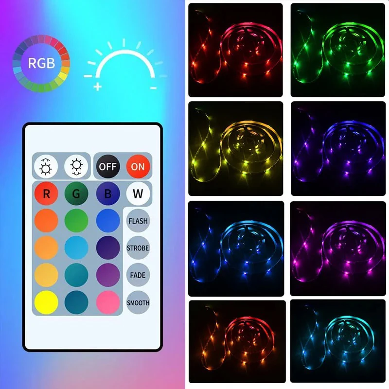 RGB LED Lights with Battery USB - Image 3