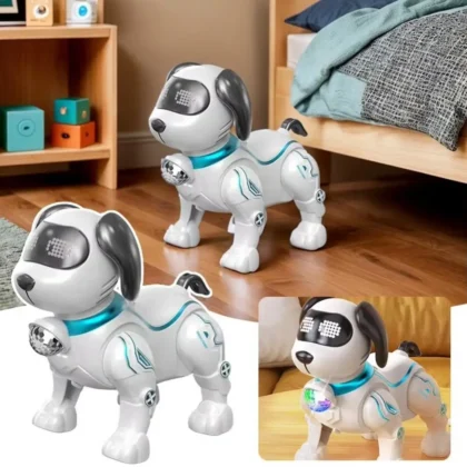 Plastic Electronic Robot Dog Toy with