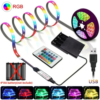 RGB LED Lights with Battery USB
