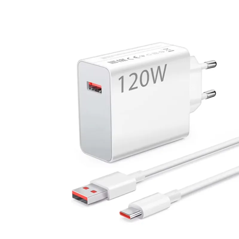 120W Fast USB Charger for Xiaomi