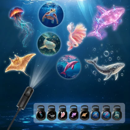 Portable Marine Life Projector Light