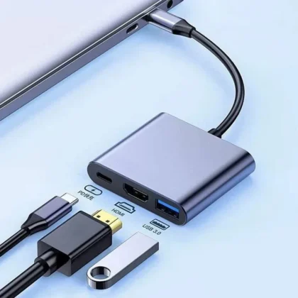 USB C HUB 3in1 Type C
