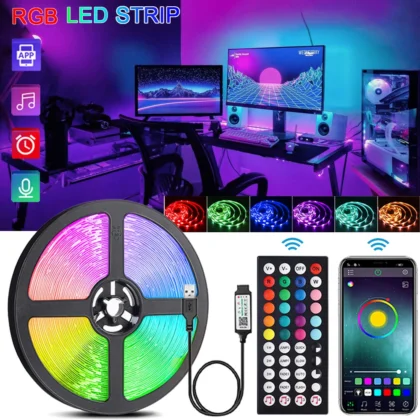 RGB LED Strip Lights Music Sync